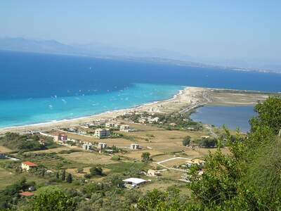 Řecko, Lefkada, Pláž Agios Ioannis Gyra