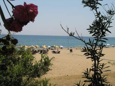 Řecko, Kefalonie, Pláže v letovisku Skala, V centru