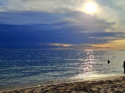  Západ slunce.Kefalonie-Makris Gialos.