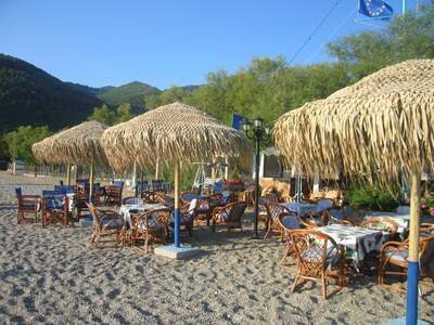 Řecko, Skopelos, pláž Panormos, Levá strana