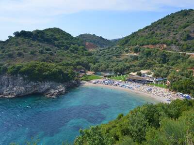 Řecko, Sivota, Mikri Ammos Beach