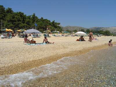 Řecko, Kefalonie, Pláže v letovisku Skala, V centru