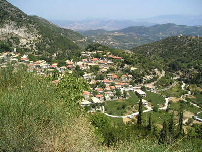 Řecko, Lefkada, Vesničky