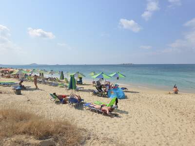 Řecko, Naxos, Pláž Plaka Markas