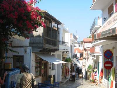 Řecko, Skopelos, Město
