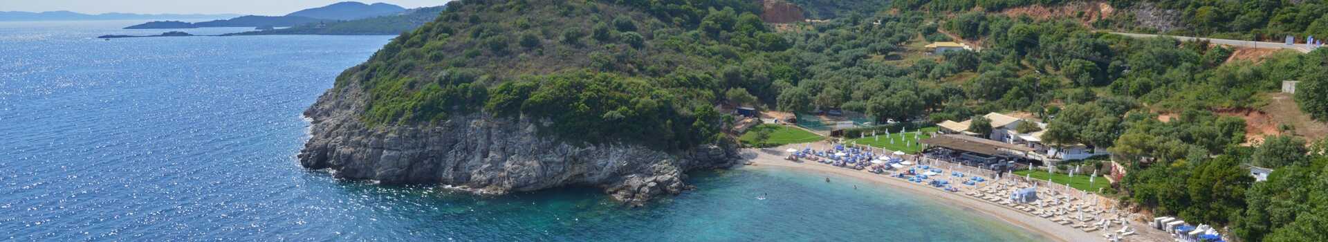 Řecko, Sivota, Mikri Ammos Beach