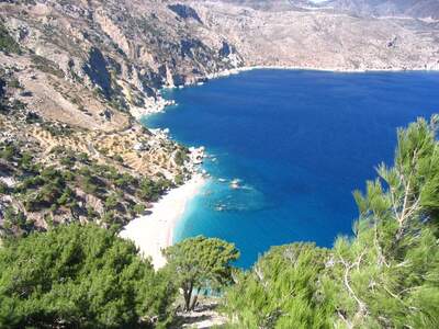 Řecko, Karpathos, Pláž Apela