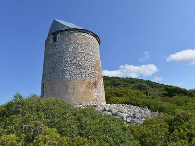Řecko, Ithaka, Panagia- mlýn a kostel