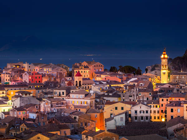 Výlet Večerní Korfu s nákupy