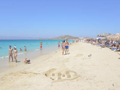 Řecko, Naxos, Pláž Agios Prokopios