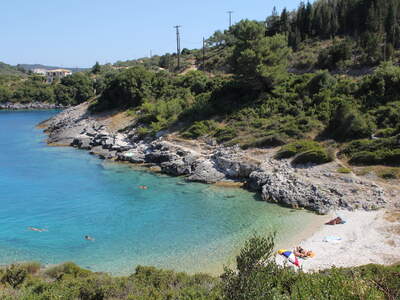 Řecko, Paxos, pláž Ballos