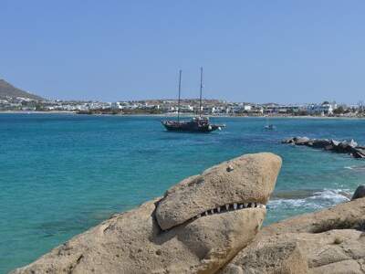 Řecko, Naxos, Pláž Agia Anna