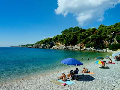 Řecko, Alonissos, Pláž Rousoum Gialos