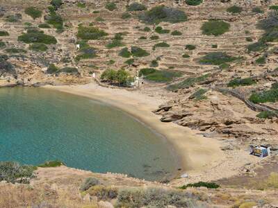 Řecko, Ios, Pláž Kolitsani