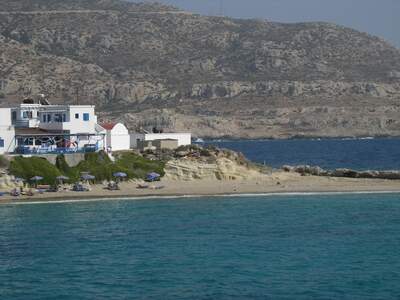 Řecko, Karpathos, Prostřední pláž v letovisku Lefkos