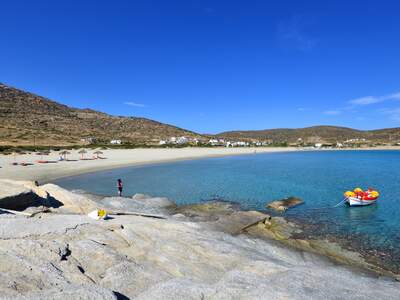 Řecko, Ios, Pláž Maganari