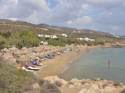 Řecko, Paros, Pláž Faragas