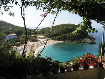 Řecko, Parga, Pláž Sarakoniko