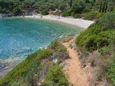 Řecko, Ithaka, Pláž Sarakoniko