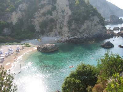 Řecko, Parga, Pláž Krioneri 