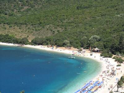 Řecko, Kefalonie, Pláž Antiamos