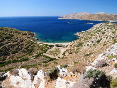 Pláž Agion Angelon