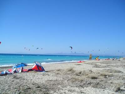 Řecko, Lefkada, Pláž Agios Ioannis Gyra