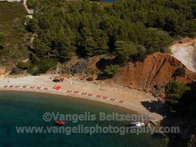 Řecko, Alonissos, Pláž Kokkino Castro