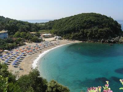 Řecko, Parga, Pláž Sarakoniko