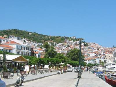 Řecko, Skopelos, Město