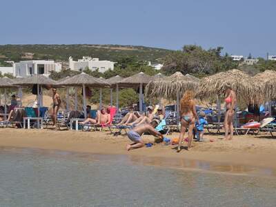 Řecko, Paros, Pláž Santa Maria