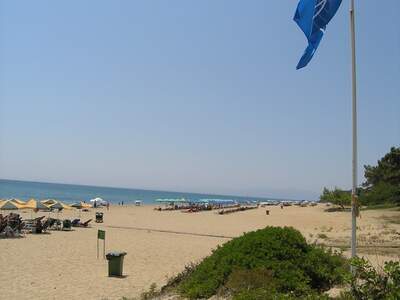 Řecko, Kefalonie, Pláže v letovisku Skala, V centru