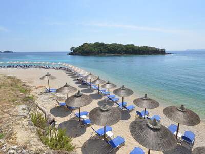 Řecko, Sivota, Pláž Agia Paraskevi