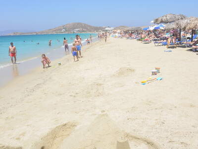 Řecko, Naxos, Pláž Agios Prokopios