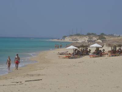 Řecko, Naxos, Pláž Plaka Markas