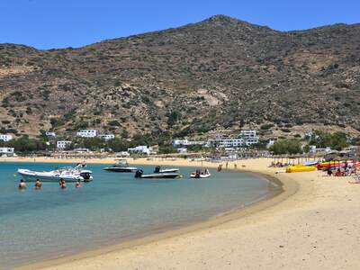 Řecko, Ios, Pláž Mylopotas