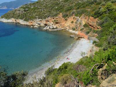 Řecko, Alonissos, Pláž Mikros Mourtias