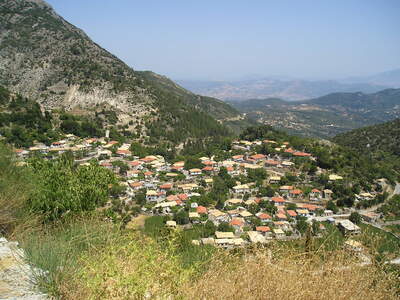 Řecko, Lefkada, Vesničky