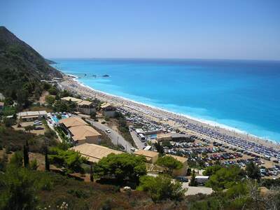 Řecko, Lefkada, Velká vedlejší pláž