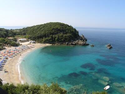 Řecko, Parga, Pláž Sarakoniko