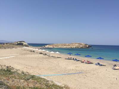 Řecko, Karpathos, Dlouhá pláž v letovisku Lefkos