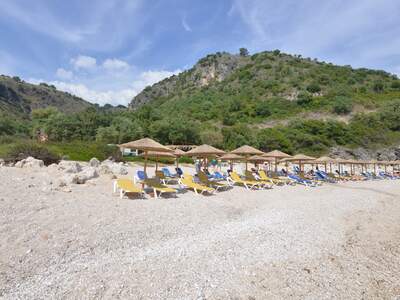 Řecko, Sivota, Pláž Mega Drafi