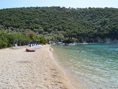 Řecko, Lefkada, Pláž Desimi 