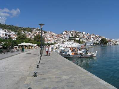 Řecko, Skopelos, Město
