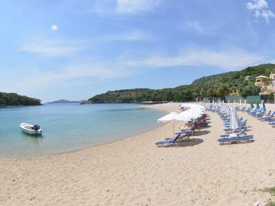 Řecko, Sivota, Pláž Agia Paraskevi