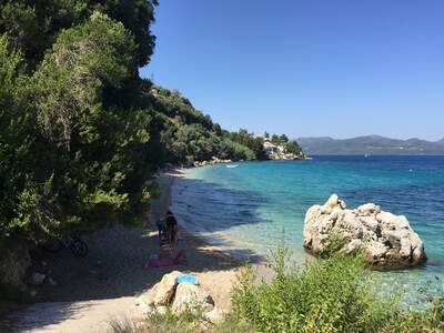 Lefkada, pláž Pasa Perigiali 