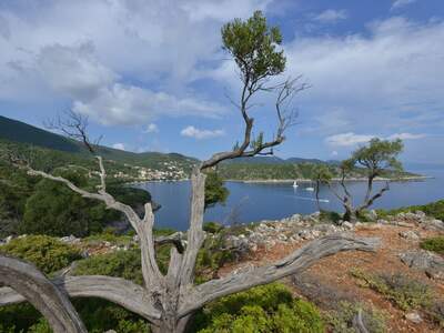 Řecko, Ithaka, Kioni- cesta k mlýnům