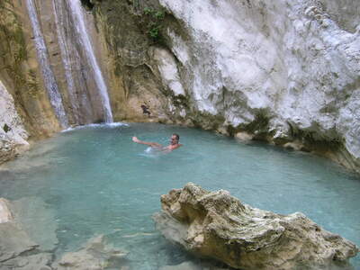 Řecko, Lefkada, Vodopády