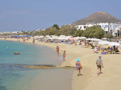 Řecko, Naxos, Pláž Agios Prokopios