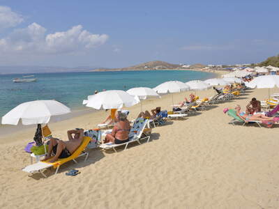 Řecko, Naxos, Pláž Agios Georgios